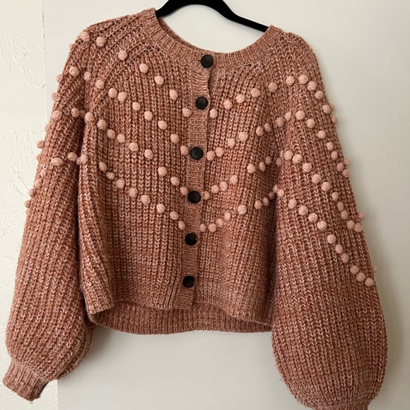 The Great Marled Bobble Cardigan - Picture 7 of 7